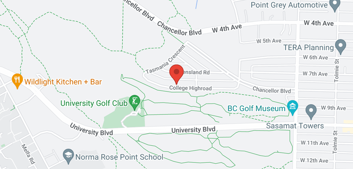 map of 4935 COLLEGE HIGH ROAD